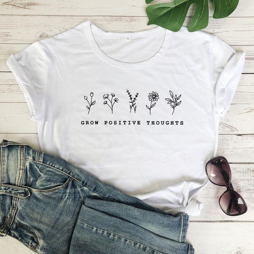 GROW POSITIVE THOUGHTS 🪴 Crop Top